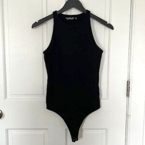 Abercrombie & Fitch Soft Collection High Neck Bodysuit, Size Small